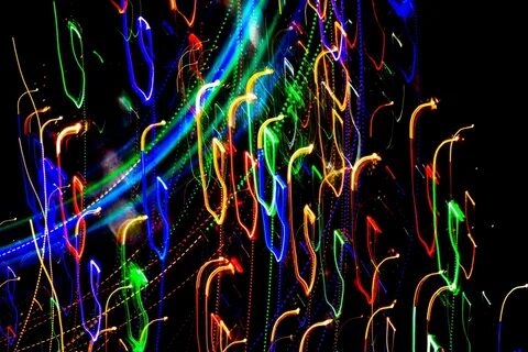 Neon colorful
