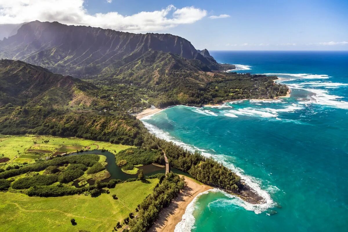 Самый большой остров сша. Остров Кауаи, Гавайские острова. Остров Оаху Гавайи. Кауаи, Гавайи, США. Остров Мауи Гавайи.