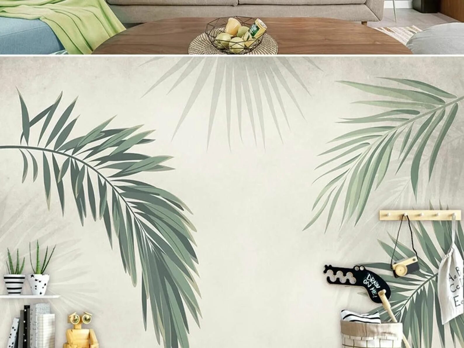Digitaldrucktapete Palm Oasis Papier peint panoramique, Papier peint, Parement m