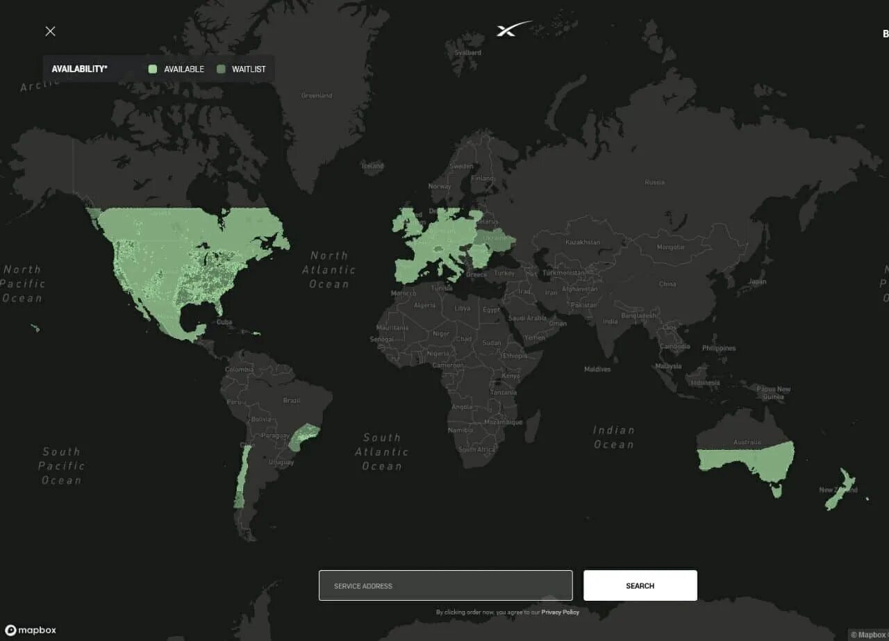 Карта доступности. Starlink карта. Карта доступности Starlink.