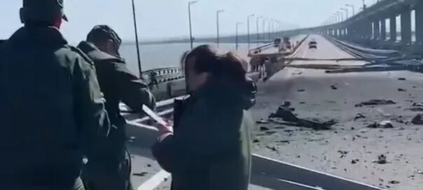 Сколько людей погибло на мосту. Взрыв на Крымском мосту. Происшествие на Крымском мосту.