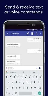 Terms message