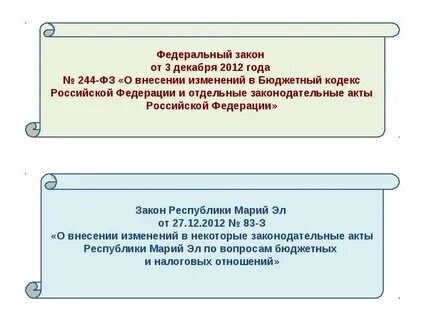 Закон декабря 2012 года