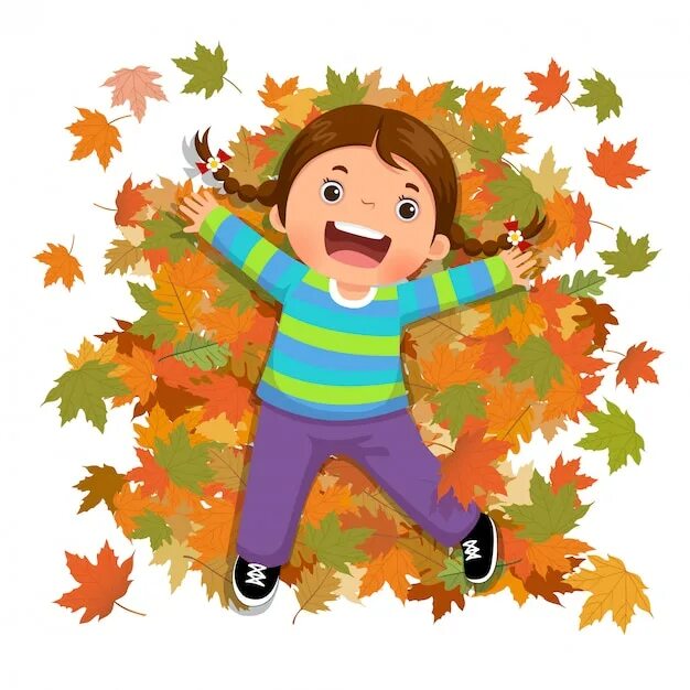 Fall down cartoon. Иллюстрации детей в осенней одежде. Осенние игры. Fall for kids. Seasons для детей.