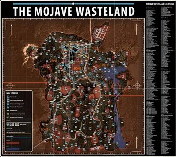 Fallout new vegas карта