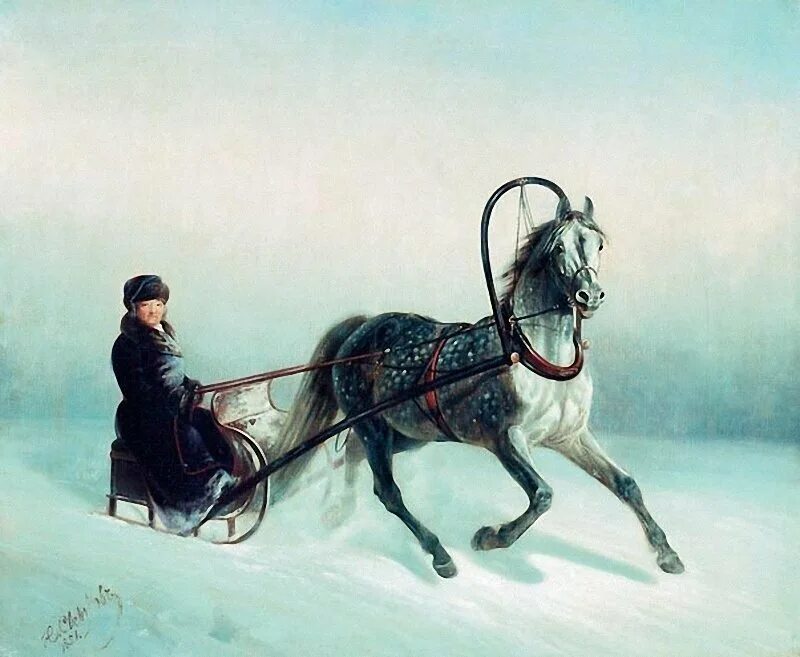 Глухая песня ямщика