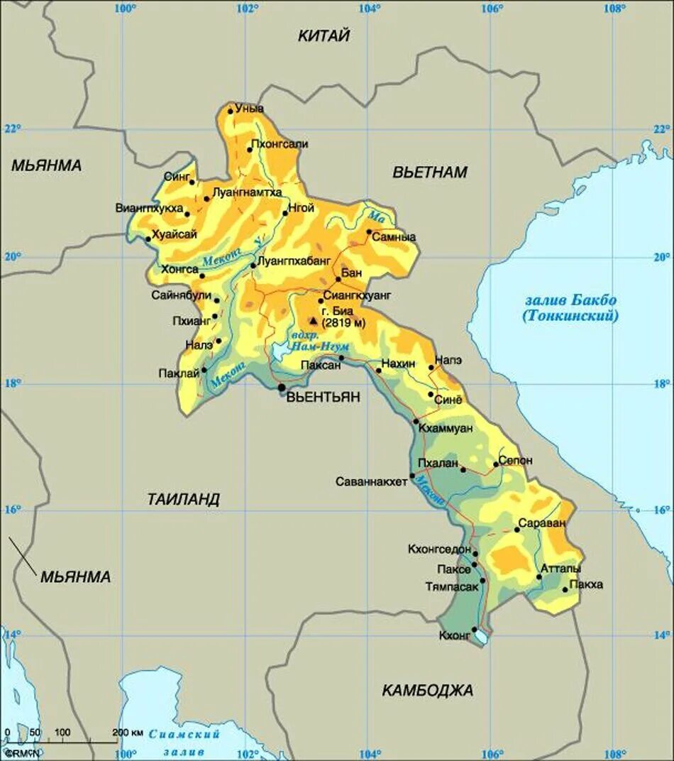 Лаос особенности страны. Лаос столица на карте. Лаос — Лаосская народно-Демократическая Республика. Лаос физическая карта. Государство Лаос на карте.
