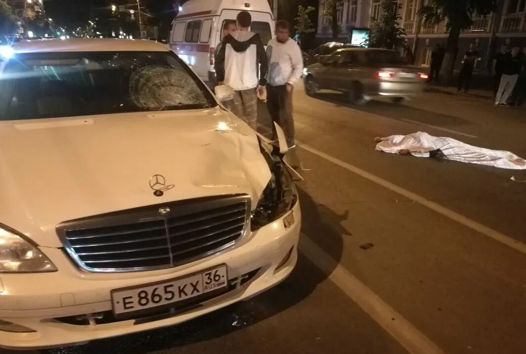 Сбитый мерседесом
