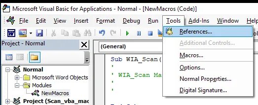 Toolbox vba. Vba tools. reference tool. как из сканированного документа сделать word.
