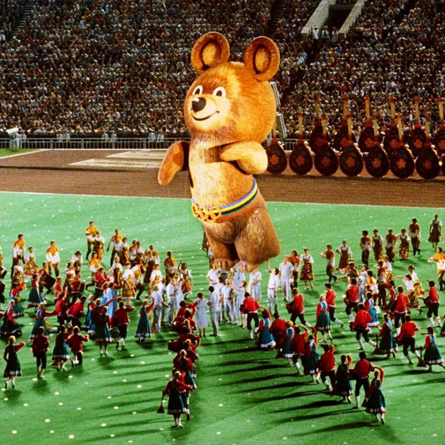 Про олимпиаду 80. Олимпийский мишка 1980. Олимпийский мишка 80. Символ олимпиады 1980 Олимпийский мишка.