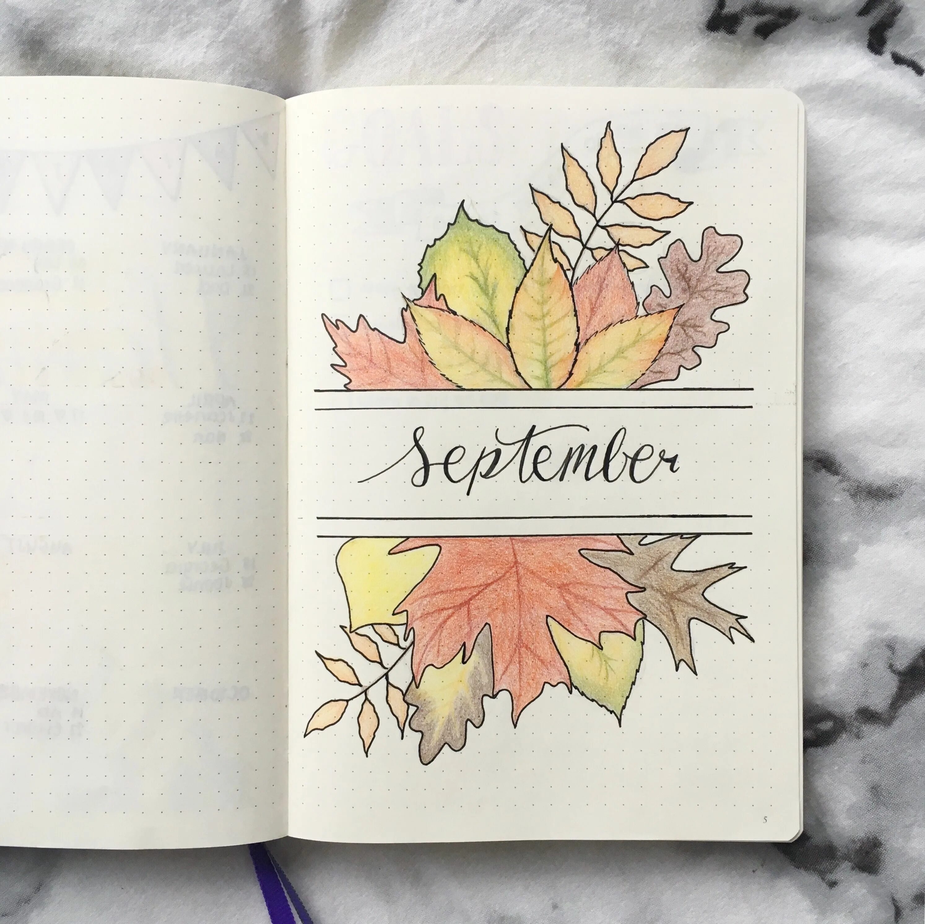 September journal. Bullet Journal сентябрь. Bullet Journal осень. Рисунки для ежедневника. Красивые рисунки для скетчбука.