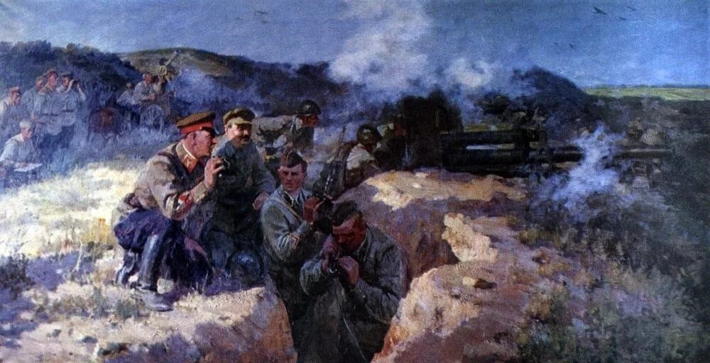 Подвиг пресненских рабочих. Картина вторжение Федюнин. Художники о ВОВ 1941-1945.