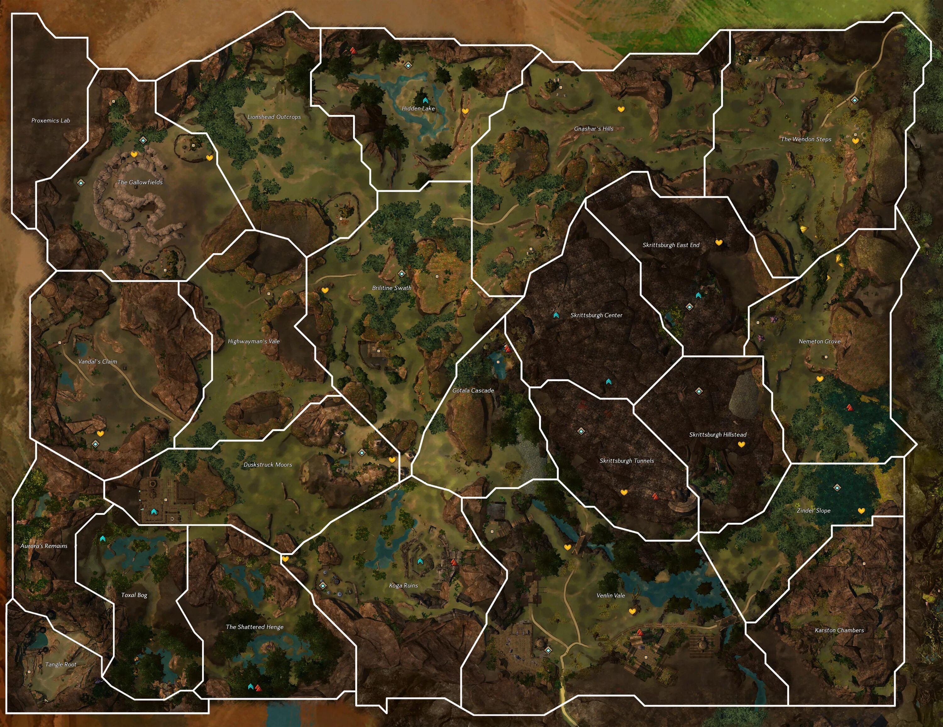 Hide area