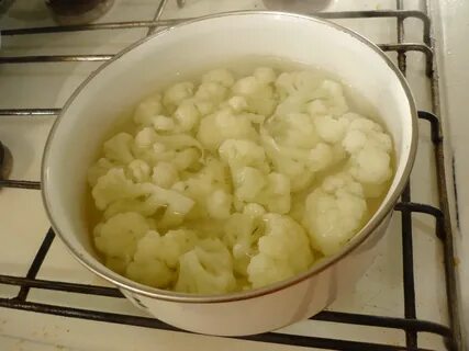 Пюре из замороженной цветной капусты