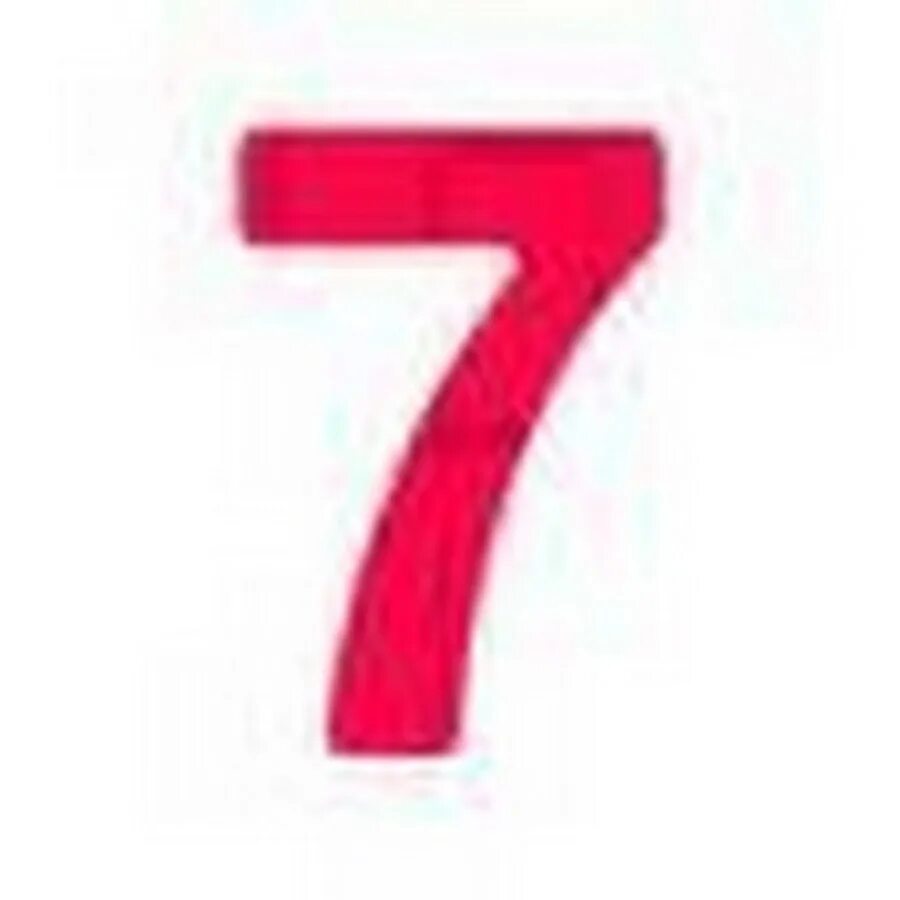 Число 7. Рейзон 7. Счастливое число 7. Number 7 Red. Вижу число 7