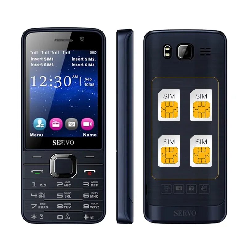 Телефон Servo 4 SIM. Servo v9500. Телефон Nokia 4 SIM. Нокиа 2 сим кнопочный.