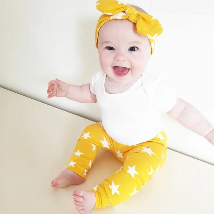 Baby and yellow