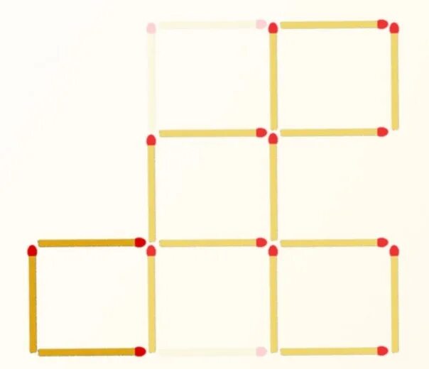 Три одинаковых квадрата из спичек. Квадрат из 3 спичек. Убери три спички чтобы получилось три квадрата. 3 Спички 4 квадрата. Квадрат из 5 спичек