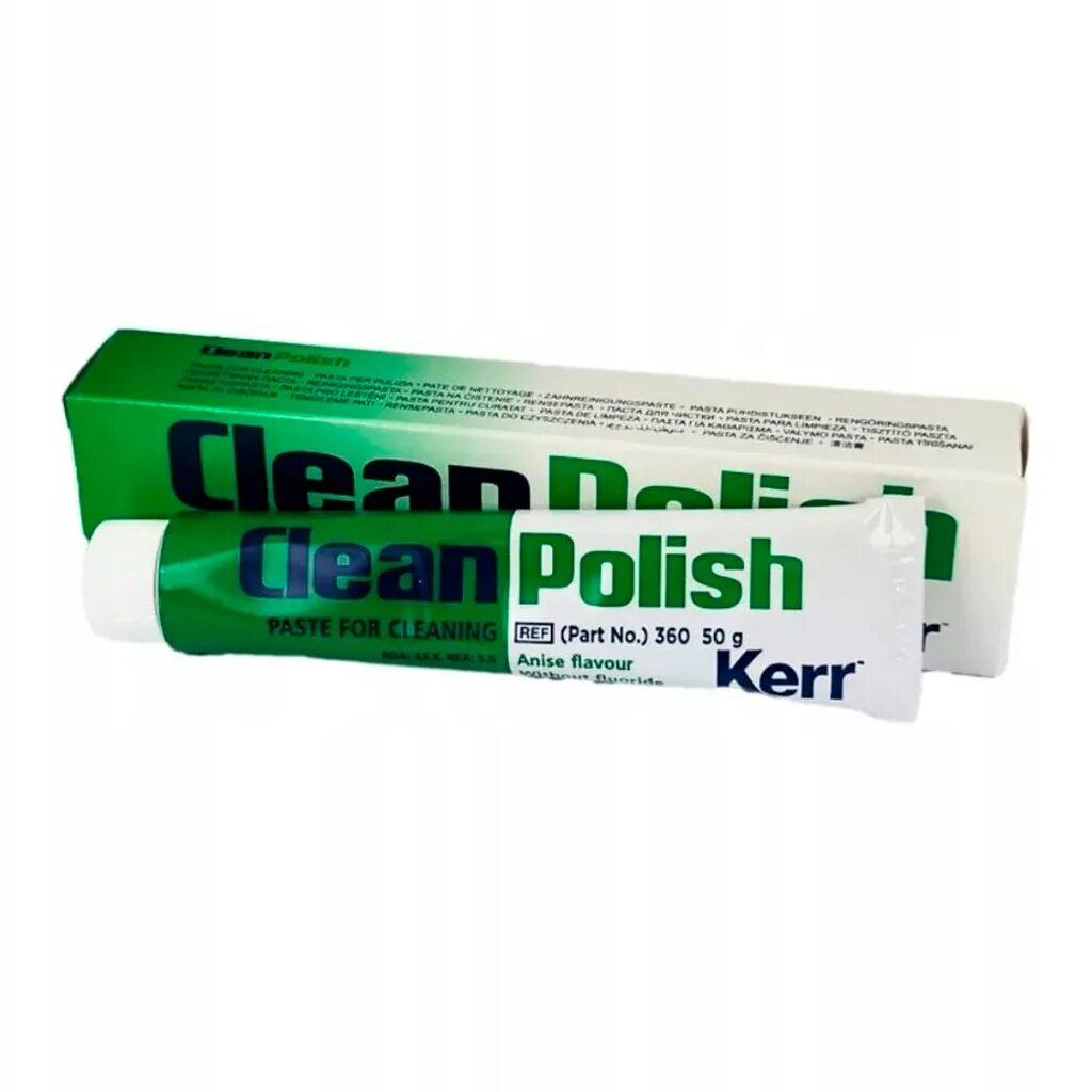 CLEANPOLISH полировочная паста, Kerr. Клин полиш полировочная паста. Clean Polish (Клин полиш) - паста абразивная, 50г, Kerr. Паста Kerr clean Polish. Дентальная паста купить в москве