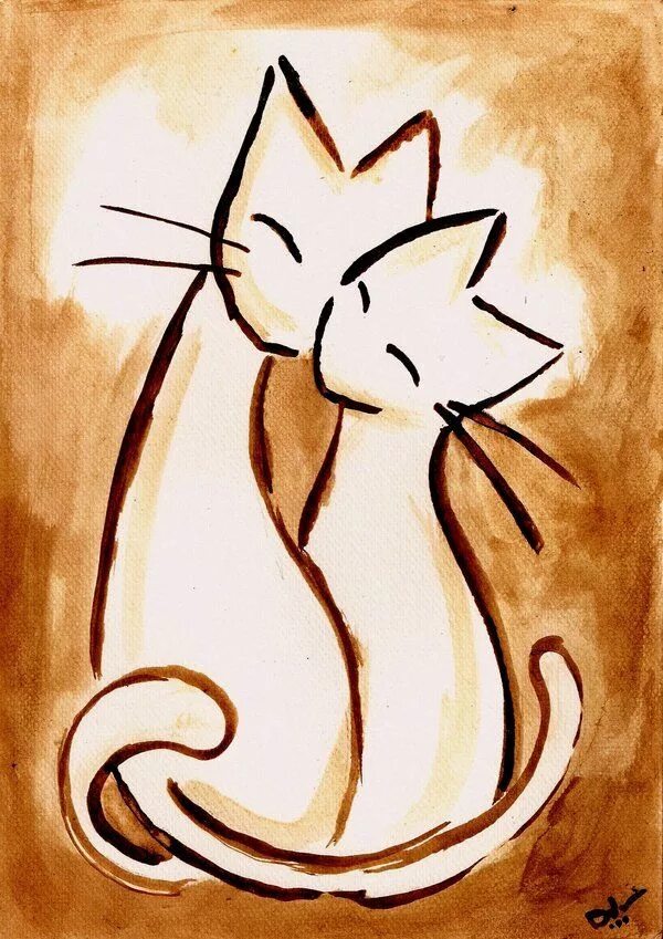 Картинки нарисованные котики легкие. Кошка рисунок. Рисунки котов для срисовки. Рисунки для срисовки котики. Рисунок кота для срисовки.