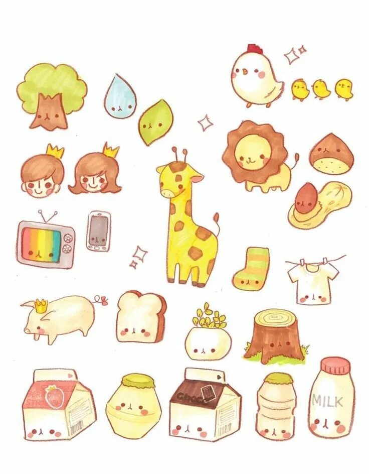 милые картинки для срисовки. милые рисунки. милые маленькие рисунки. милые рисунки для срисовки. креативные идеи для рисования.