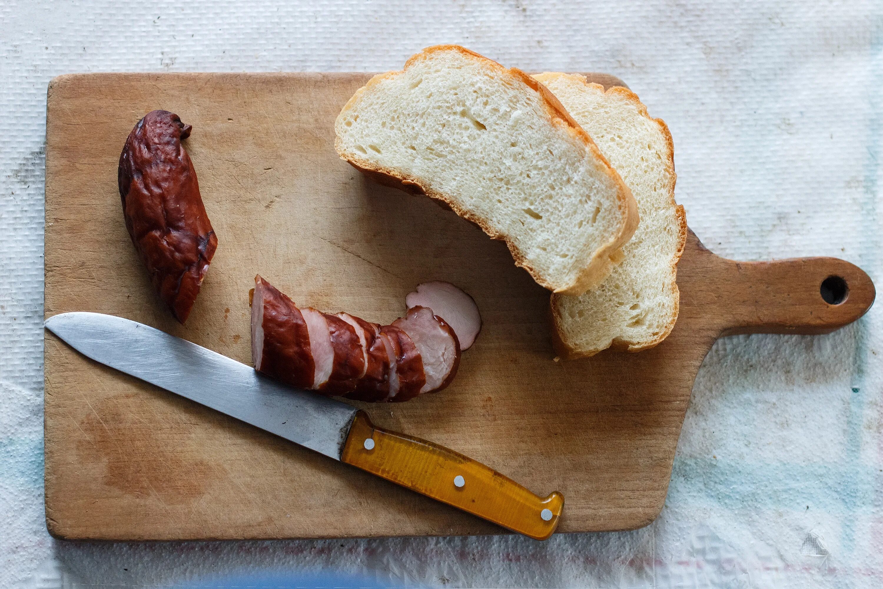Bread and meat