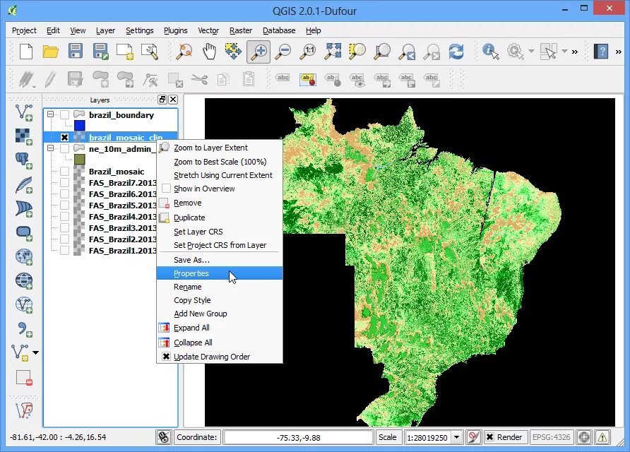 QGIS уроки. Растр в QGIS. Авторы QGIS. Координаты QGIS.