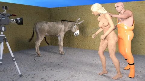 Man having sex with donkey