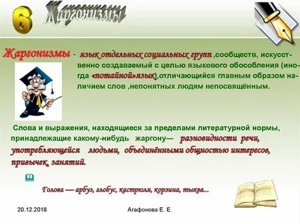 Лексика находящаяся за пределами литературного языка