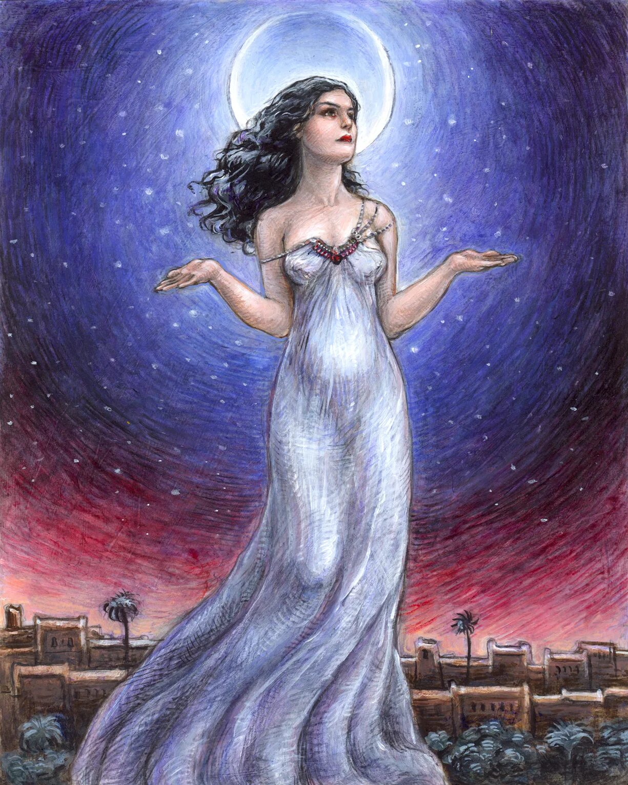 Богиня луны 5 букв. Астарта-Танит богиня. Лилит-Астарта.