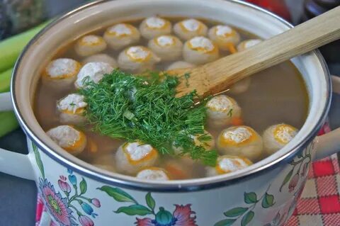 Куриные фрикадельки для супа