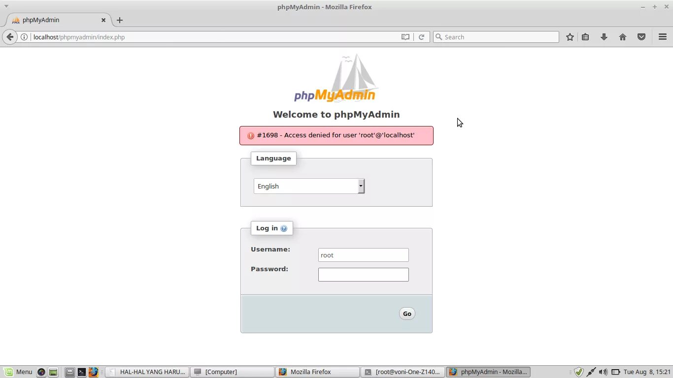 Localhost using password no. PHPMYADMIN. PHPMYADMIN root password. Пхп май админ. PHPMYADMIN запуск.