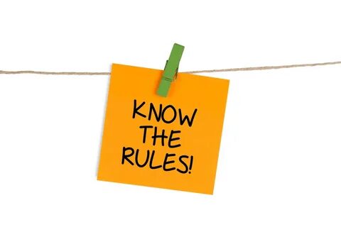 But the rules