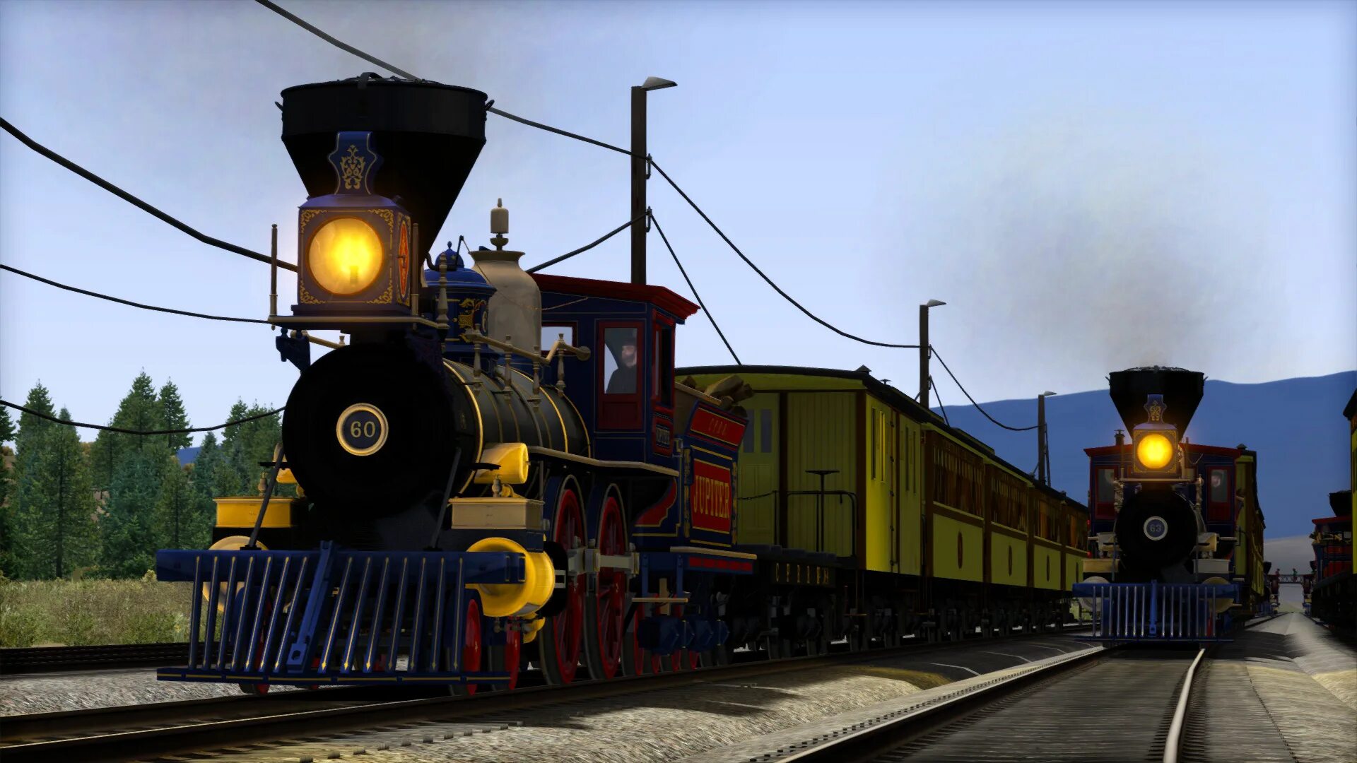 Игра 4 поезда. Паровоз Jupiter. Поезд Юпитер. Паровоз Юпитер. Railworks 3 Train Simulator 2012.