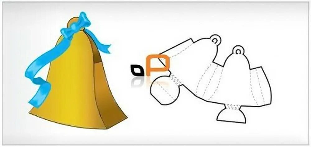 Коробочка колокольчика. Колокол из картона. Bell пакеты. Колокольчик из картона. Коробочка колокольчика.