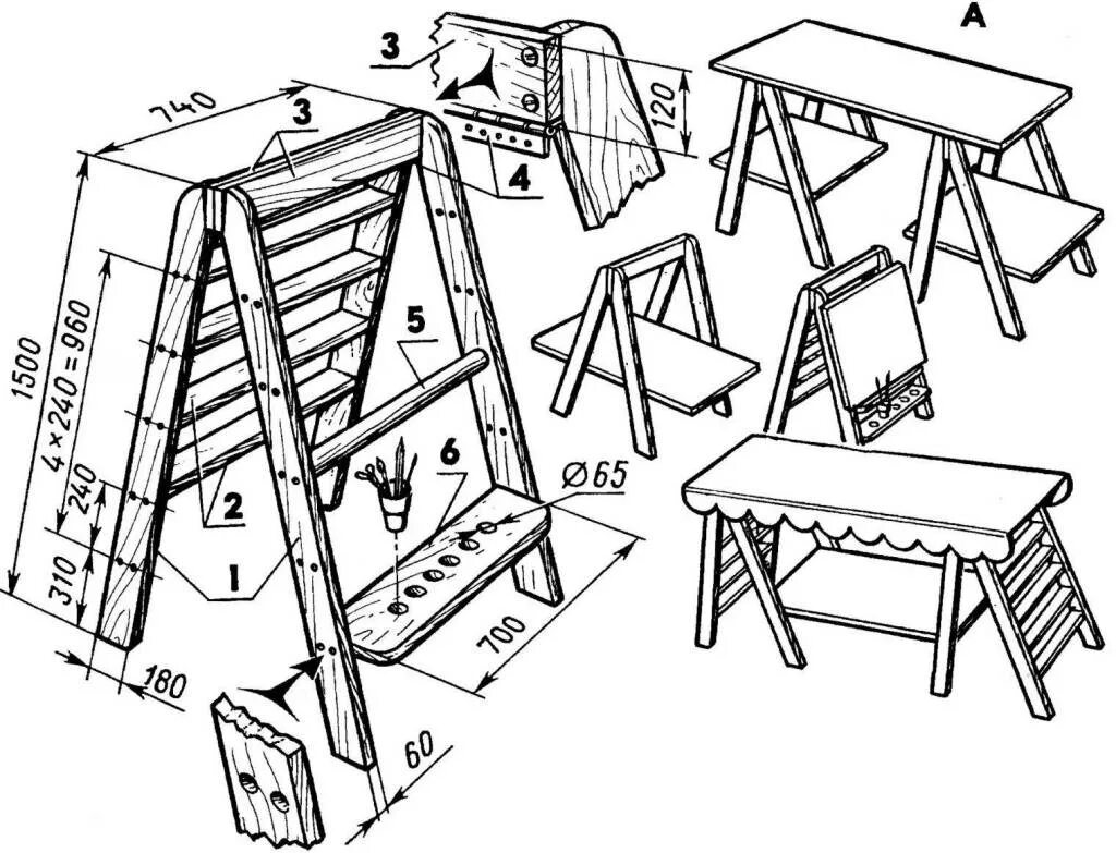 Чертеж стула стремянки из дерева. Табурет-стремянка СД-207 чертеж. Стремянка табурет деревянная складная 2 ступени Aris-Biblio 2 Cherry чертежи. Универсальная стремянка-трансформер из дерева чертежи. Табурет-трансформер стремянка чертежи