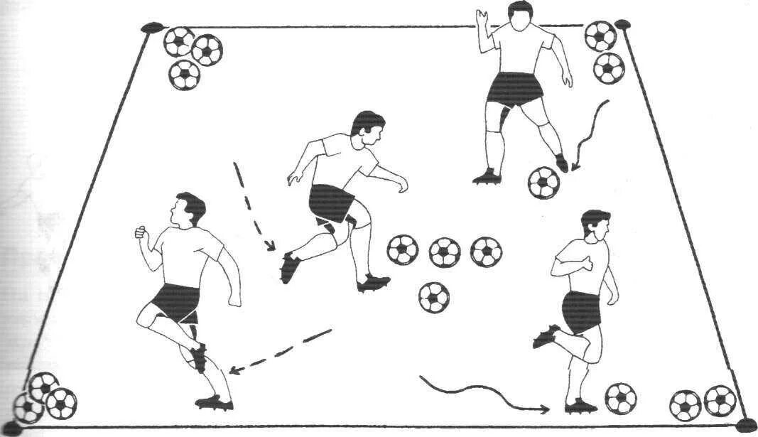Упражнения на ведение мяча в футболе. Упражнения для мини футбола с мячом. Упражнения на Введение мяча в футболе. Упражнения на технику ведения мяча в футболе.