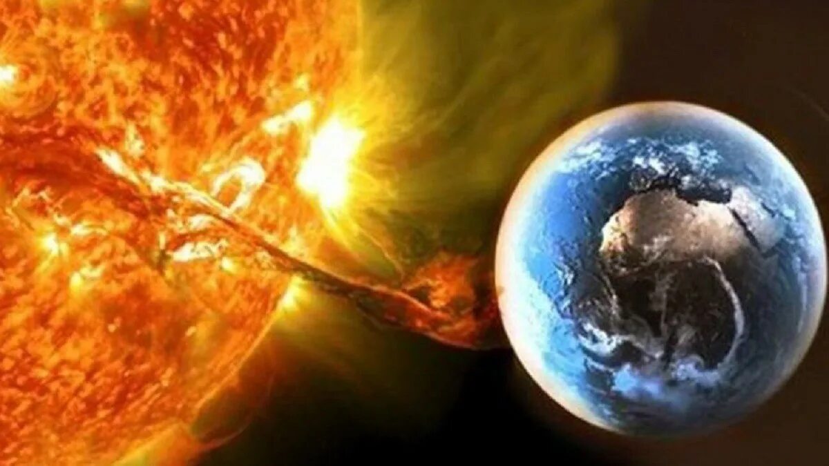 Солнечное излучение. Солнечные космические лучи. Солнечная система. Потухшее солнце. Достижение земли.