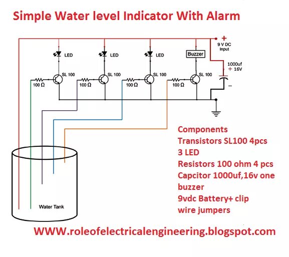 Water Level indicator. Water Level indicator circuit. Automatic Water Level indicator with Water sensor. Water Level indicator Tank своими руками.