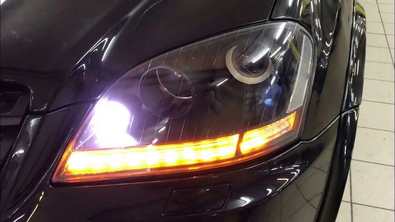 Ремонт и восстановление фар - Mercedes-Benz M-Class (W164), 3,5 л, 2006 года тюн