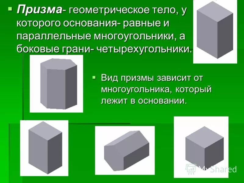 Призма Геометрическая фигура. Геометрическое тело Призма. Призма фигура виды. Виды Призмы Геометрическая фигура. Геометрическое тело 10