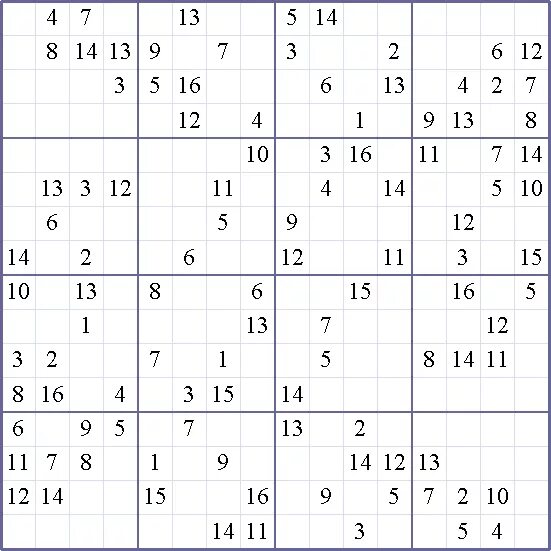 Судоку диагональ средние. Судоку 16х16 очень трудный. Судоку 16 на 16 сложные. Судоку гигантские. Судоку для печати сложные.