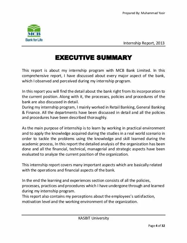 Internship Report. Internship Report example. Executive Summary Report. Sample of Report Executive Summary. Report attached