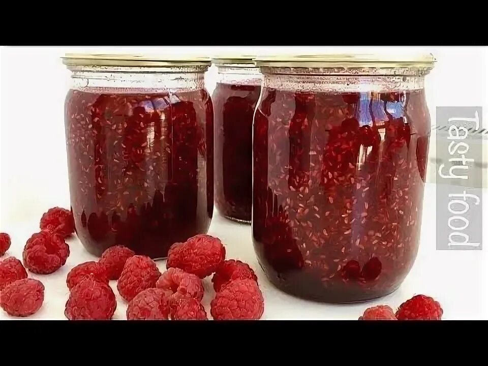 Рецепт малины 5 минутка на зиму