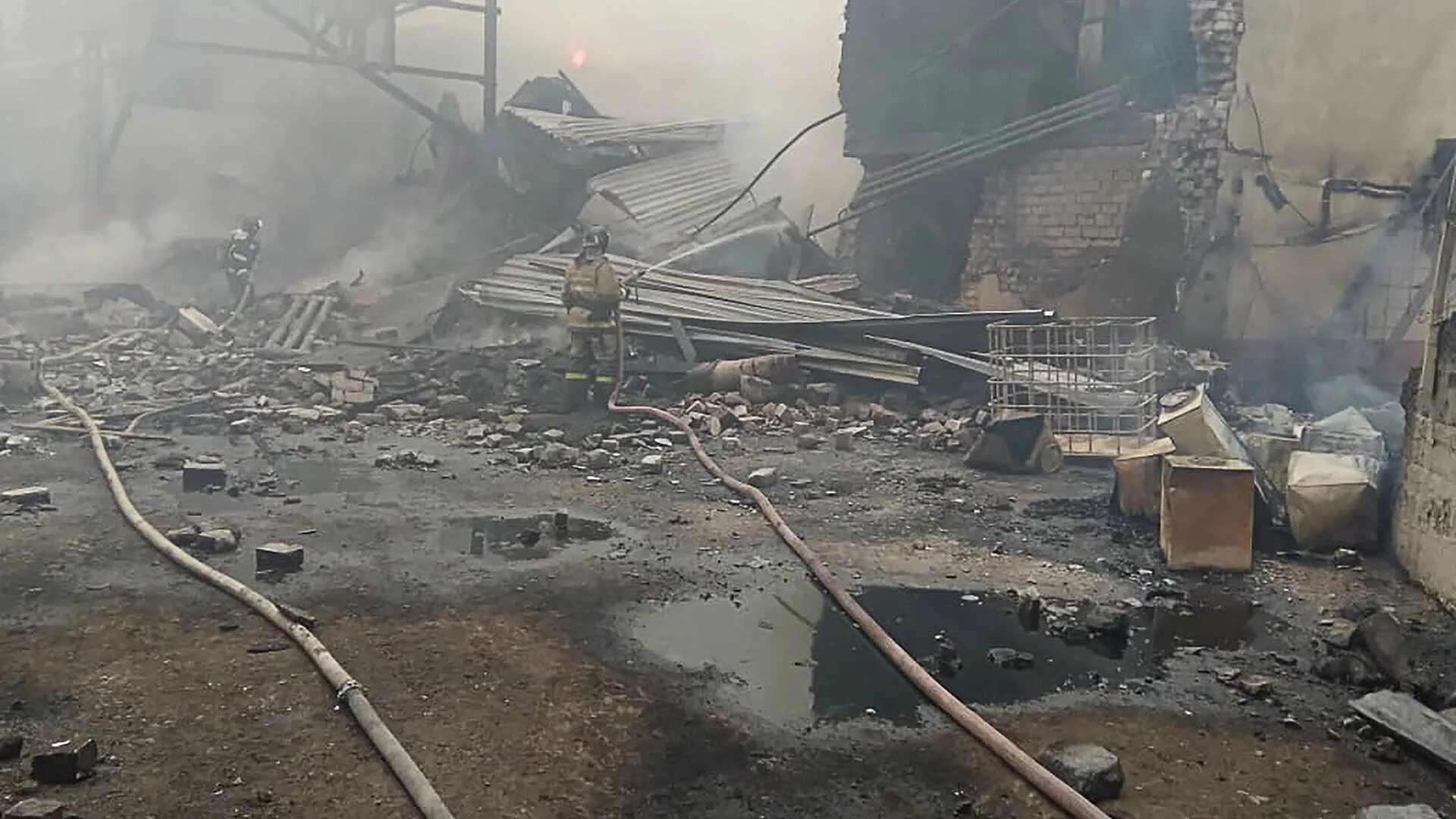 Взорвался поселок