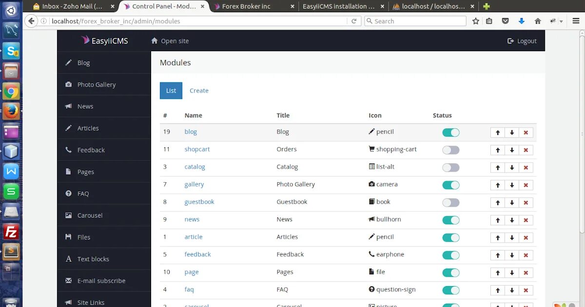 Docker yii2. Yii админка. cms yii. crm yii2. галерея yii2.
