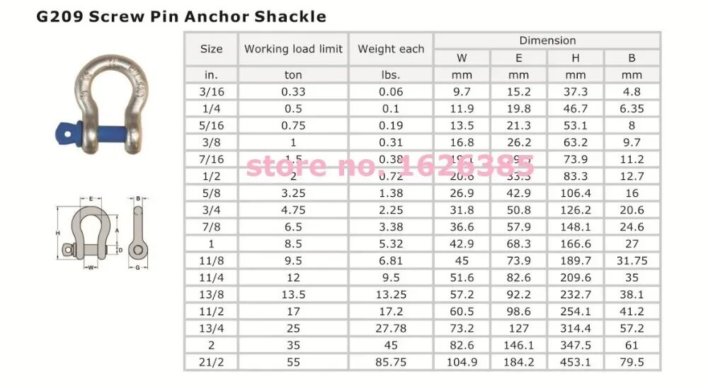 Скоба такелажная омегообразная 3/8". Скоба омегообразная (Тип g209). Такелажные скобы 4,75 т. T 3 25 7