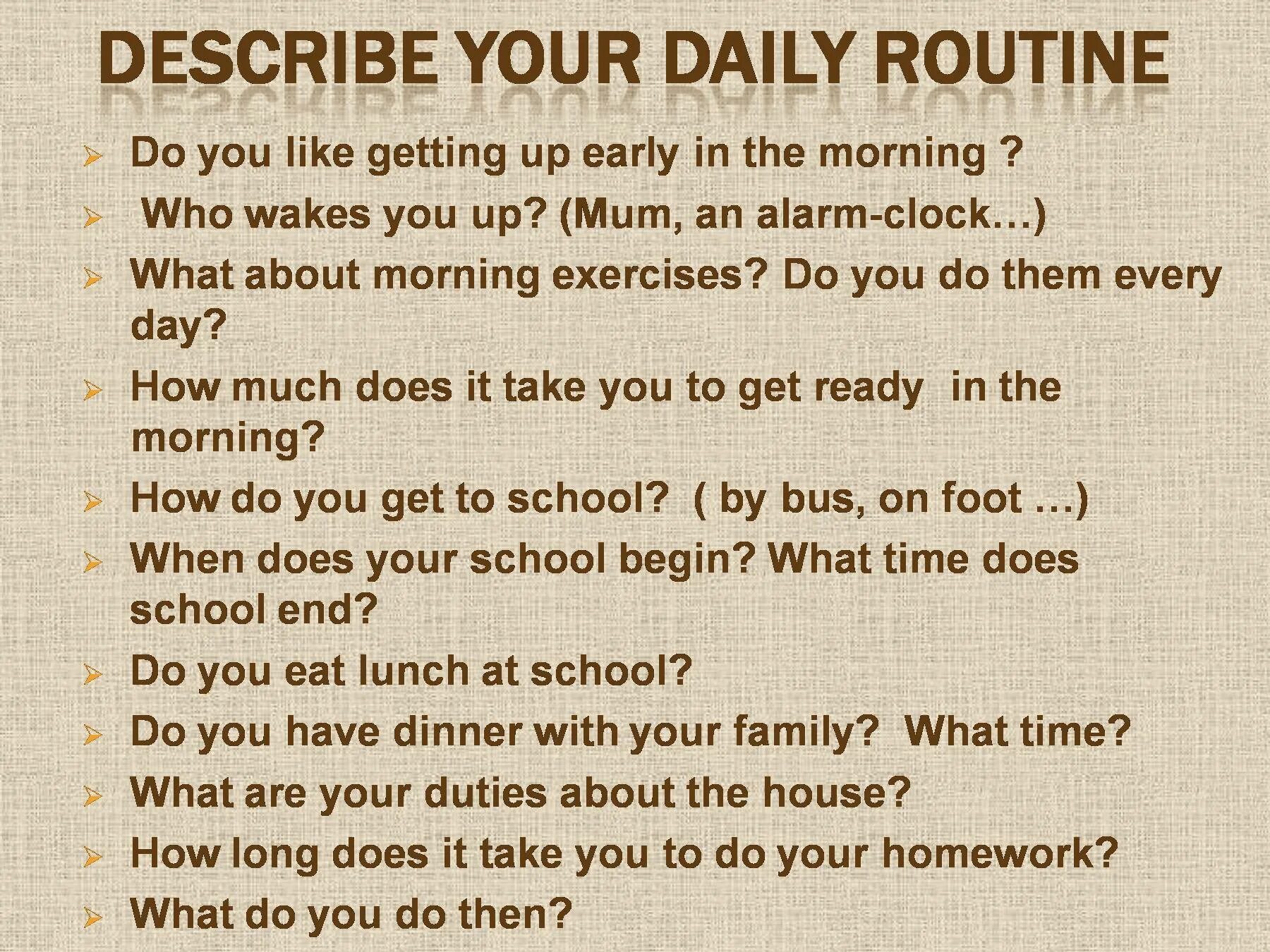 Topics 6 класс. My Daily Routine вопросы. Глаголы Daily Routine. My Daily Routine презентация. My Daily Routine 5 класс.