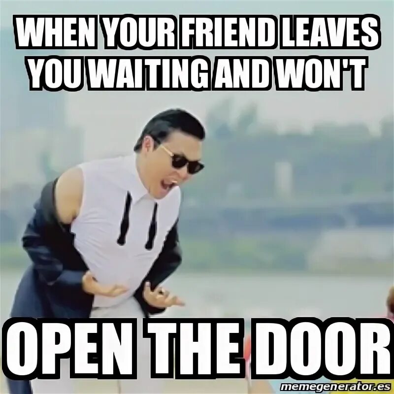 When friend leaves