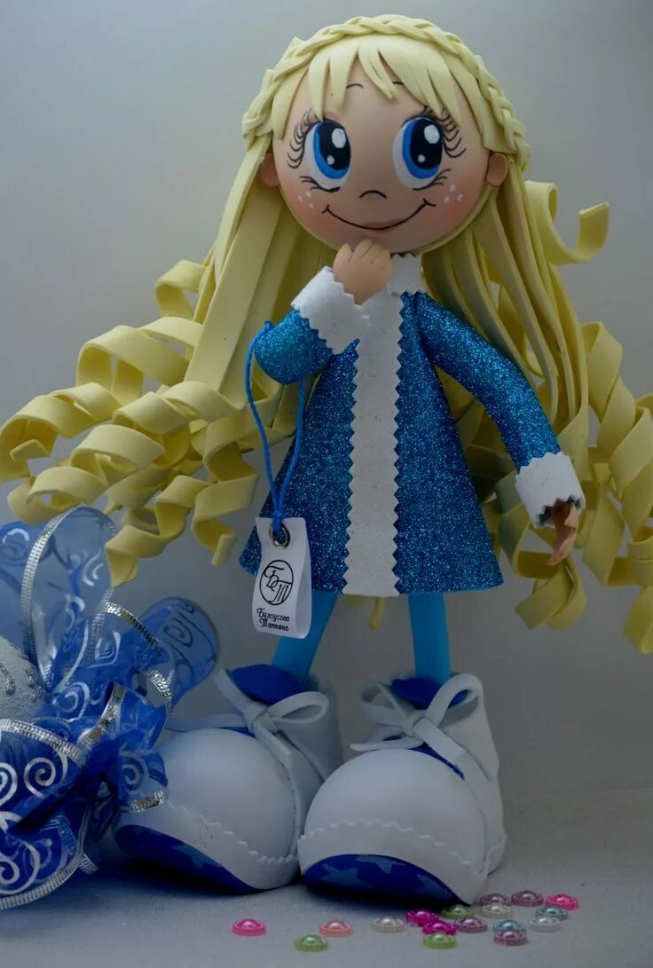 снегурочка из фоамирана мастер. снегурочка из фома мастер класс. снегурочка из фоамирана мастер класс. снегурочка из фоамирана своими руками. куклы из фоамирана.